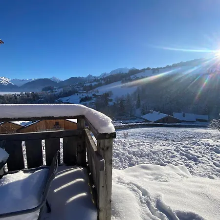 Vue Mont Blanc Avec Jacuzzi Exterieur Combloux
