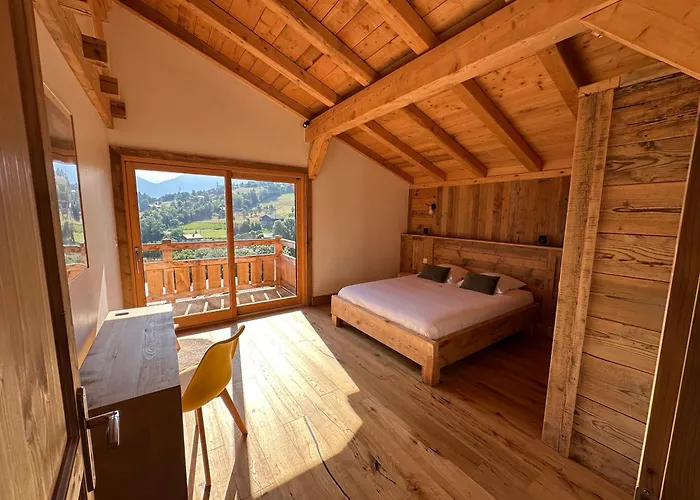 Vue Mont Blanc Avec Jacuzzi Exterieur Daire Combloux